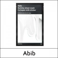 [Abib] ★ Sale 68% ★ (bo) Gummy Sheet Mask Collagen Milk Sticker (27ml*10ea) 1 Pack / Box 24 / 21(4R)315 / 40,000 won()