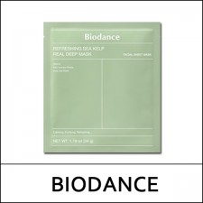 [BIODANCE] (bo) Refreshing Sea Kelp Real Deep Mask (34g*4ea) 1 Pack / Box 60 / (jh) 341(31) / 45150(6) / 16,000 won(R)